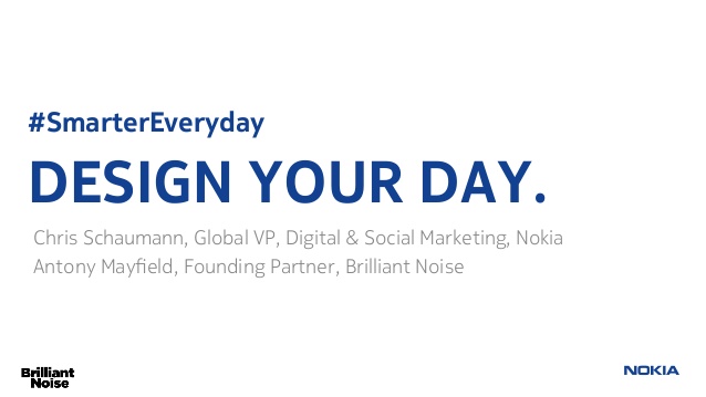 Chris Schaumann & Antony Mayfield – Design Your Day